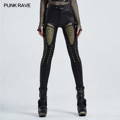 WK-448DDF Punk colorful leggings?-??Punk Rave Clothing