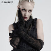 WS-392SSF Gothic daily lace mittens?-??Punk Rave Clothing