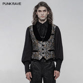 WY-1265 Vintage gothic waistcoat?-??Punk Rave Clothing