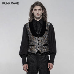 WY-1265 Vintage gothic waistcoat?-??Punk Rave Clothing