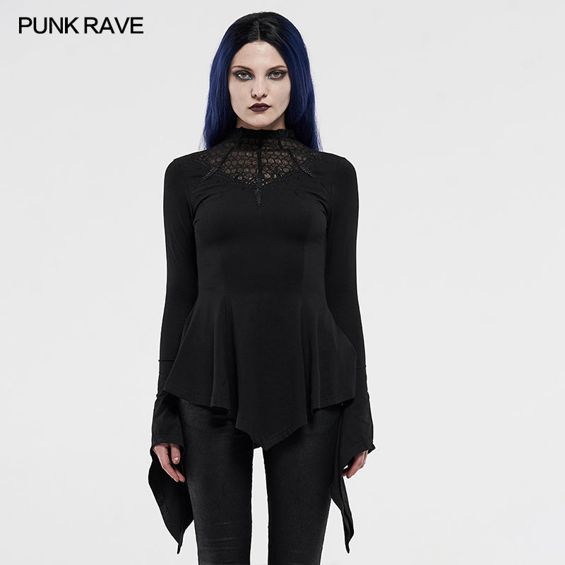WT-621TCF Gothic long-sleeved T-shirt?-??Punk Rave Clothing