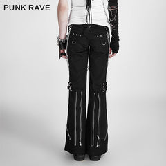Leg Hypertrophy K-028 Latest Fashion Loose Zipper Motocross Punk Pants?-??Punk Rave Clothing