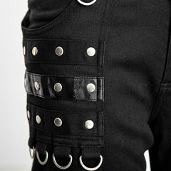 Leg Hypertrophy K-028 Latest Fashion Loose Zipper Motocross Punk Pants?-??Punk Rave Clothing