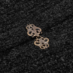 WM-047HMF Gothic Woolen Cardigan Hooded Long Sleeve Coat - Thick?-??Punk Rave Clothing