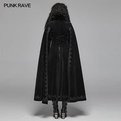 WY-1035 Gothic Vintage Gorgeous Long Coat V-neck Cloak For Women?-??Punk Rave Clothing