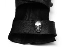 WS-256 Men Hollow-out Leather Adjustable Punk Gloves?-??Punk Rave Clothing