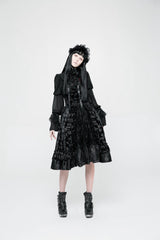WLQ-085 Gorgeous Velvet Plum Blossom Printing Lolita Dress?-??Punk Rave Clothing