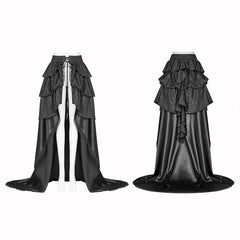 WQ-407 Gothic Women Palace Floor-length Split Skirt?-??Punk Rave Clothing