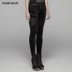 WK-374 Steam Punk Leggings Women Personalized Pants?-??Punk Rave Clothing
