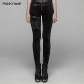 WK-374 Steam Punk Leggings Women Personalized Pants?-??Punk Rave Clothing