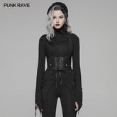 WS-305 Punk Accessories Leather PU Vest?-??Punk Rave Clothing