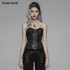 WK-371 Punk Jean Long Pant With Removable Belt?-??Punk Rave Clothing