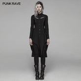 WY-1060 Dark Punk Irregular Long Shirt?-??Punk Rave Clothing
