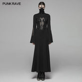 WQ-409 Dark Punk High Collar Cross Decoration Long Dress With A Mask?-??Punk Rave Clothing