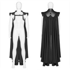 WY-1106 Punk Warrior Cloak Armor Long Coat?-??Punk Rave Clothing