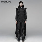 WY-1106 Punk Warrior Cloak Armor Long Coat?-??Punk Rave Clothing