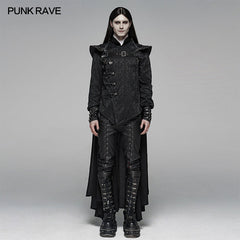 WY-1106 Punk Warrior Cloak Armor Long Coat?-??Punk Rave Clothing