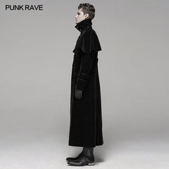 WY-1087XCM Cloak Military Uniform Long Coat?-??Punk Rave Clothing