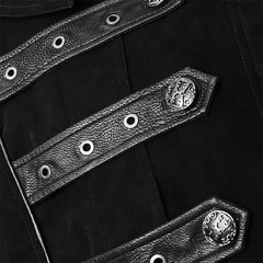 WY-1087XCM Cloak Military Uniform Long Coat?-??Punk Rave Clothing