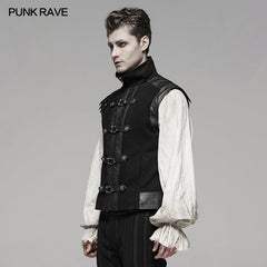 WY-1094MJM Steampunk Retro Vest?-??Punk Rave Clothing