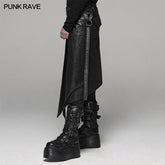 WQ-436BQM Punk Mens Half Skirt?-??Punk Rave Clothing