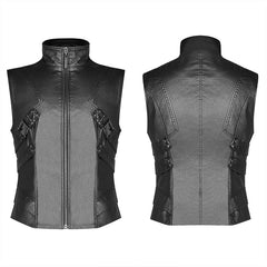 WY-1107MJM Punks Future Style Vest?-??Punk Rave Clothing