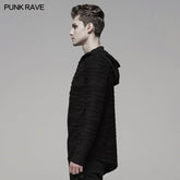WT-580WYM Dark Irregular Hoodie?-??Punk Rave Clothing