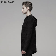 WT-580WYM Dark Irregular Hoodie?-??Punk Rave Clothing