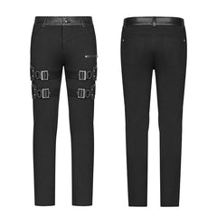 WK-384XCM Punk Handsome Stretch Trousers?-??Punk Rave Clothing
