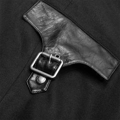 Y-791M Punk Worsted Long Coat?-??Punk Rave Clothing