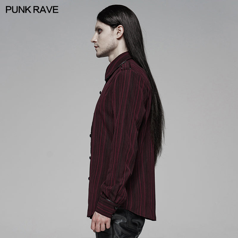 WY-1071CCM Military Style Shirt?-??Punk Rave Clothing