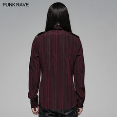 WY-1071CCM Military Style Shirt?-??Punk Rave Clothing