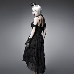 Q-203 Unique Design Decadent black Rock Gothic Dresses?-??Punk Rave Clothing