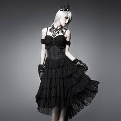 Q-203 Unique Design Decadent black Rock Gothic Dresses?-??Punk Rave Clothing
