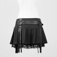 Q-220 Elegant Sexy Short Tight Mini Gothic Skirt?-??Punk Rave Clothing