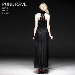 Q-235 Hot Sale Sexy Fashionable Elegant Prom Night Lace Gothic Dresses?-??Punk Rave Clothing