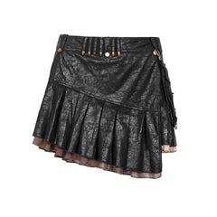 Q-250 Bullet Version Women Sexy Tight Mini Punk Skirt?-??Punk Rave Clothing