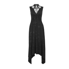 Q-252 Sleeveless Cotton Summer Long Tight Sexy Evening Punk Dress?-??Punk Rave Clothing