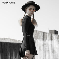 OPT-449TCF Zipper sexy bottom T-shirt?-??Punk Rave Clothing