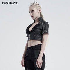WY-1274PCF Punk short little jacket?-??Punk Rave Clothing