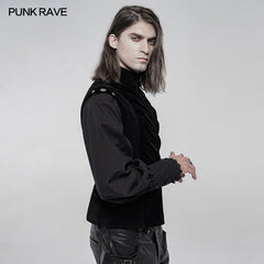 WY-1249MJM Vintage Goth Vest?-??Punk Rave Clothing