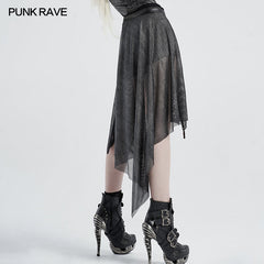 WS-264DQF Punk daily mesh belt?-??Punk Rave Clothing