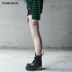 OPK-250 Locomotive Handsome PU leather Shorts?-??Punk Rave Clothing