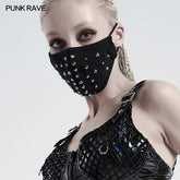 WS-416KZF Dazzle rivet mask?-??Punk Rave Clothing