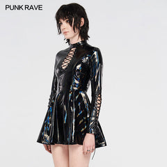 WQ-481LQF Punk Glitzy Sexy Short Dress?-??Punk Rave Clothing