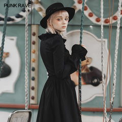 OPY-432CCF Dark Lotus Collar Shirt?-??Punk Rave Clothing