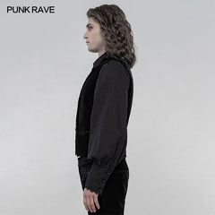 WY-1270MJM Exquisitely embroidered gothic vest?-??Punk Rave Clothing