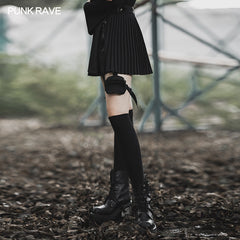 OPQ-665BQF One piece academic style pleated skirt with bag?-??Punk Rave Clothing