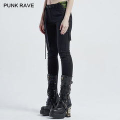 WK-426XCF Punk stretch leggings?-??Punk Rave Clothing