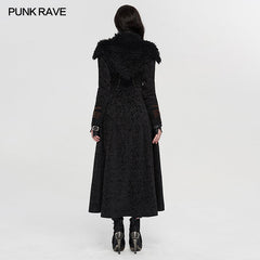 WY-1208LCF Steampunk warm long coats?-??Punk Rave Clothing